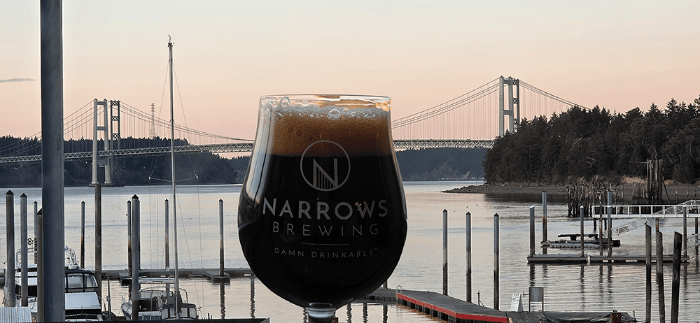 Barleywine Sunset at Narrows Brewing in Tacoma