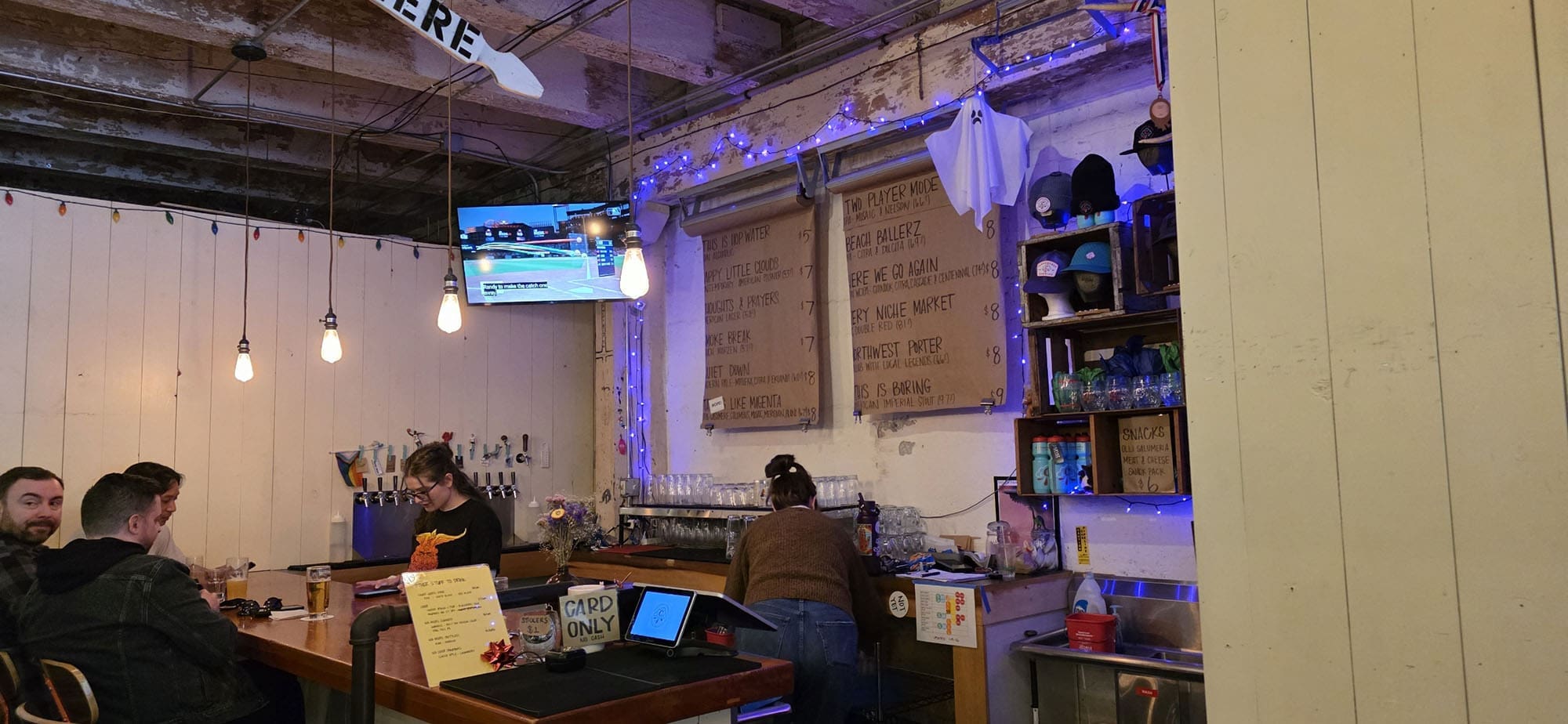 Cloudburst Brewing Taplist in Seattle