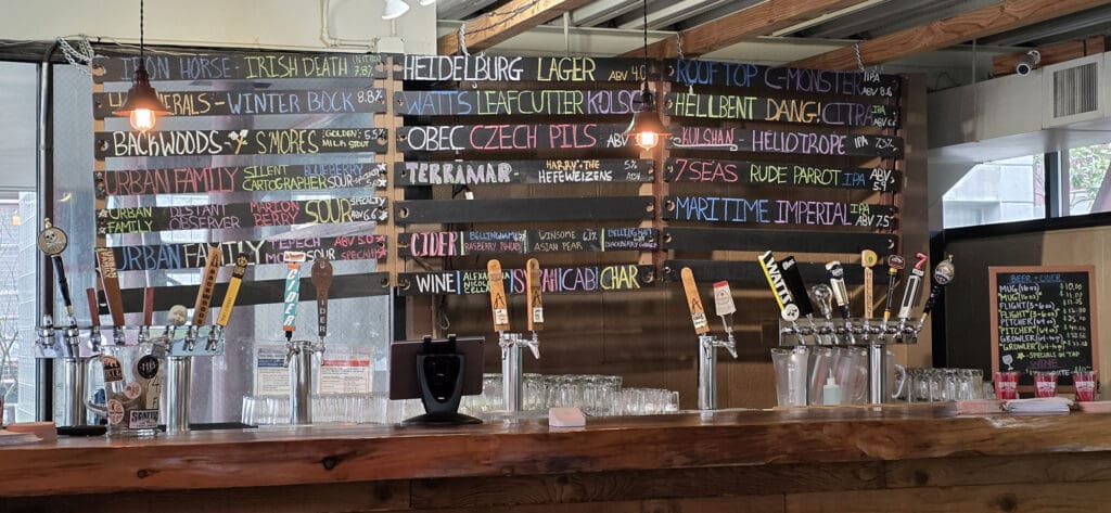 Seattle Beer Co Taplist