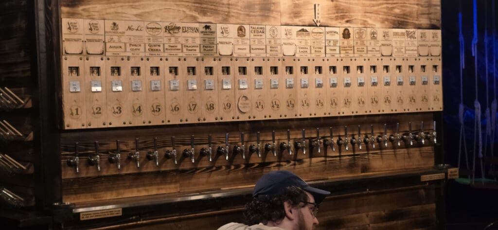 Just the Tap self-pour taplist
