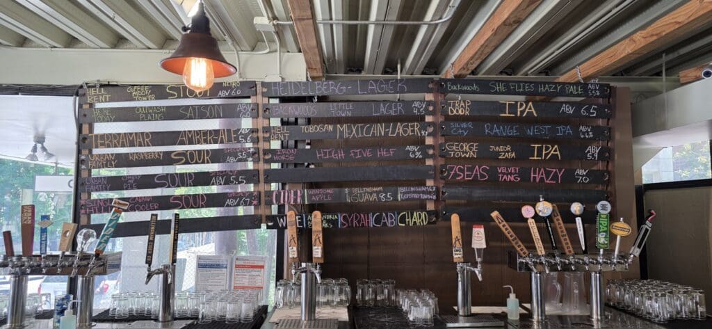 Seattle Beer Co Tap List