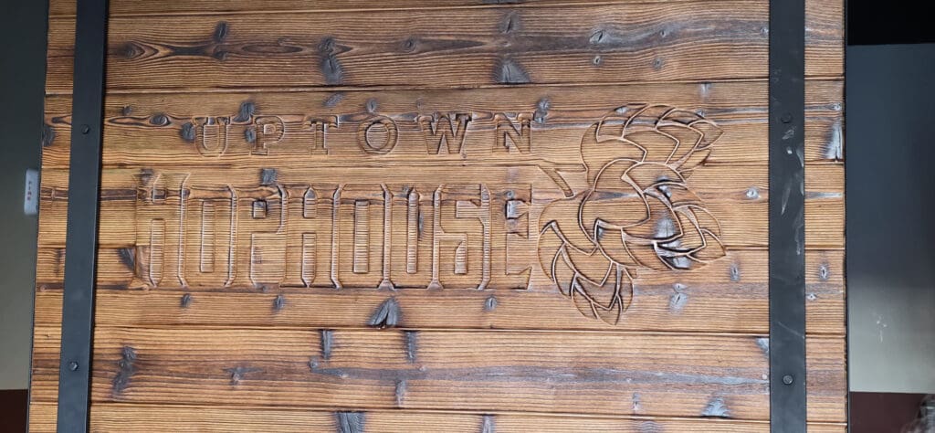 Uptown Hophouse Sign